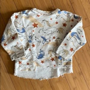 Pony horse sweater top.